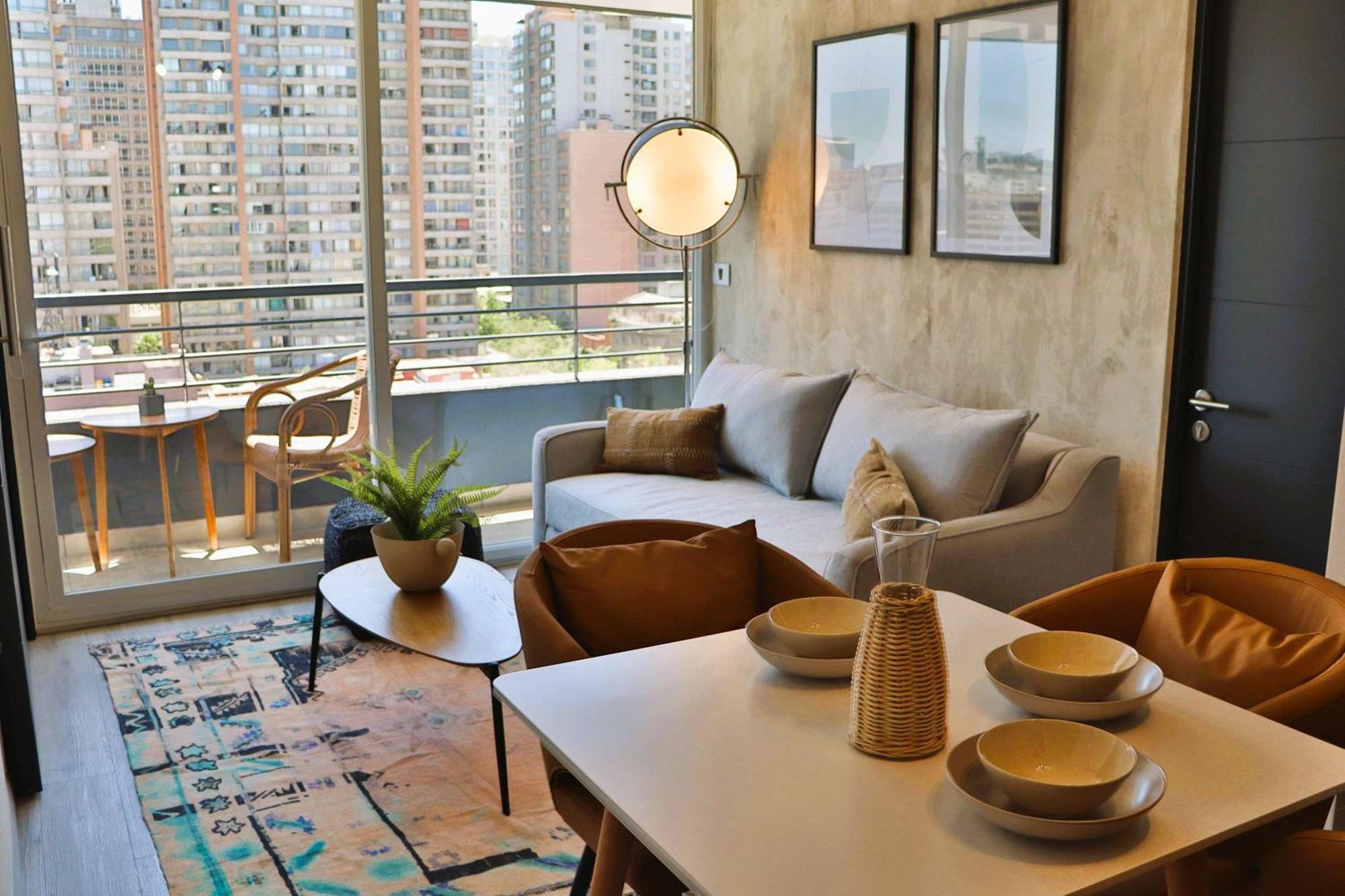 Apartamento Hom I Depto Centrico 2d2b 3pax Santiago